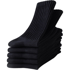 Calcetines de tripulación al por mayor 2026: Calcetines desechables de estilo regular, transpirables, de punto a rayas, de grosor estándar para adultos, para uso casual. - Product Image 4