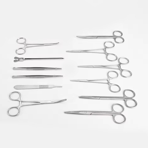 Ensemble de 13 instruments de chirurgie mineure de base avec boîte de stérilisation en acier inoxydable, manuels, durables et réutilisables - Product Image 2