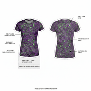 Camisetas de Yoga para Mujer, Manga Corta, Alta Calidad, Diseño de Logotipo Personalizado, Transpirables, para Entrenamiento de Verano, OEM - Product Image 2