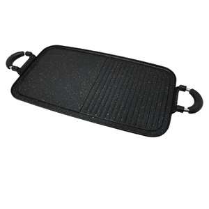 <b>Large</b> Size Non Stick Grill Pan Suitable For Family <b>Cooking</b> And Delicious Healthy Grilled Recipes - Product Image 3