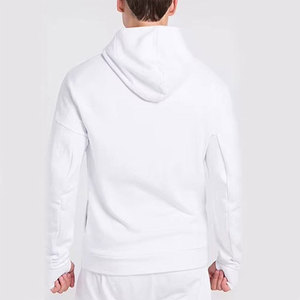 Sudadera con capucha y cremallera para hombre, estilo casual, manga larga, forro polar, ropa de calle, cálida para invierno, con cordón ajustable - Product Image 3