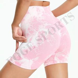 OEM personalizado sin costuras gimnasio Fitness Yoga entrenamiento deportes pantalones cortos de yoga para mujer - Product Image 3