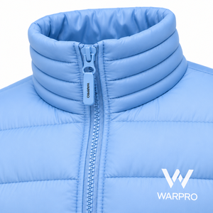 Custom Men's Winter Warm Windproof Breathable Stand Collar Full Zip Casual <b>Canvas</b> Puffer <b>Jacket</b> - Product Image 4