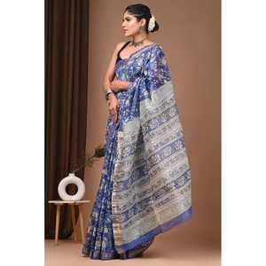 Sari en soie MAHESWARI pour les occasions de mariage - Product Image 1