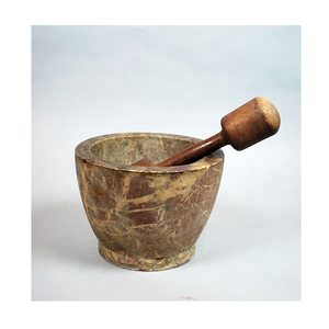 Mortier et pilon en marbre en six tailles différentes Outils personnalisés pour herbes et épices - Product Image 2