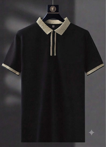 เสื้อยืดลำลองแฟชั่นสุดหรูสำหรับผู้ชาย เนื้อผ้านุ่ม ระบายอากาศได้ดี ทรงปกติ เหมาะสำหรับฤดูร้อน ผลิตจากผ้าฝ้ายหวีคุณภาพสูง - Product Image 2