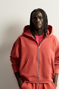 Survêtement à capuche pour homme, taille personnalisée, vente chaude, prix bas, avec cordon de serrage, 100% coton, léger, style décontracté d'hiver - Product Image 4