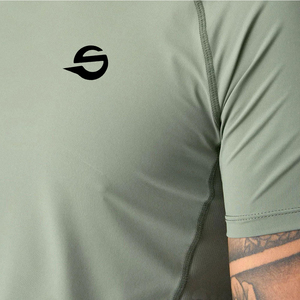 Venta Directa de Fábrica, Camiseta Deportiva Personalizada para Hombre, Manga Corta, Cuello Redondo, Secado Rápido, Absorbe la Humedad - Product Image 4