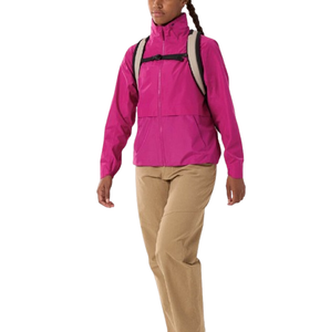 <b>Waterproof</b> Outdoor Hooded Windbreaker <b>Jacket</b> for <b>Women</b> Casual Plain Ladies Windbreaker <b>Jackets</b> - Product Image 4