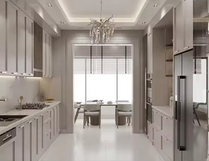 Cabinetry ชุดตู้ครัวไม้เนื้อแข็งตู้ครัวทันสมัยพร้อมประกอบ - Product Image 6