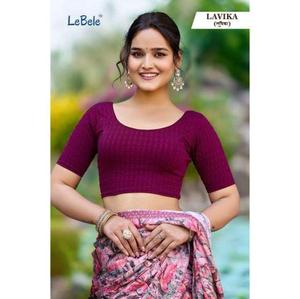 Premium Vintage Style Half Sleeve Blouse for Women Elegant Comfortable & <b>Classy</b> Spring Autumn Winter Color Blocking Buy Bulk - Product Image 1