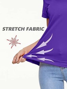 Nueva camiseta para mujer, estilo futurista, de algodón, transpirable, tela suave, ligera, para uso diario, cómoda y elegante. - Product Image 5
