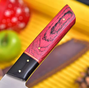 Couteau de chef en acier à haute teneur en carbone de qualité supérieure, fabriqué à la main, manche en bois, couteau de cuisine, fabricant OEM en gros - Product Image 2