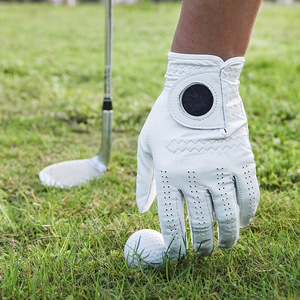 Guantes de Golf de Piel Cabretta para Exteriores, Transpirables, Antideslizantes, con Logotipo Personalizado, Unisex, para Mano Izquierda/Derecha, Duraderos, Fáciles de Poner - Product Image 6