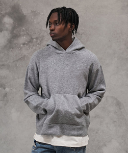 Oversized Custom logo OEM 400GSM Private Label 100% Cotton <b>Acid</b> Wash French Terry Heavyweight streetwear <b>Drop</b> Shoulder Hoodies - Product Image 6