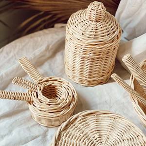 Juguetes de ratán al por mayor para bebés, juego de cocina creativo y bien elaborado para niños - Product Image 2