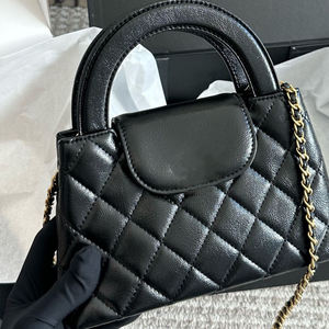 Bolso de Mujer de Diseño de Marca de Lujo, Acolchado, de Cuero Encerado, con Cadena, de Cuero Genuino, Tipo Bandolera, Clutch, Multiusos - Product Image 5