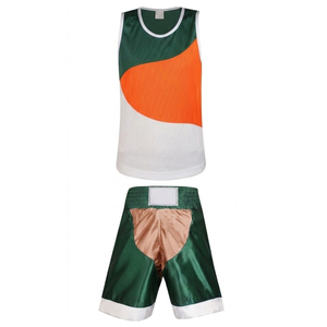 Conjunto de Uniforme de Boxeo de Artes Marciales Mixtas Personalizado, Producto de Moda, con Bloques de Color, de Secado Rápido, en Poliéster - Product Image 2