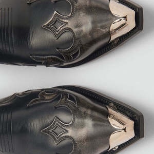 Bottes d'équitation en cuir véritable pour homme, haute qualité, avec fermeture éclair longue, bottes hautes jusqu'au genou - Product Image 4