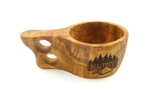 Taza Kuksa de Madera Natural Moderna Hecha a Mano de Primera Calidad, Duradera para Café, Té, Campamentos al Aire Libre y Viajes - Product Image 6