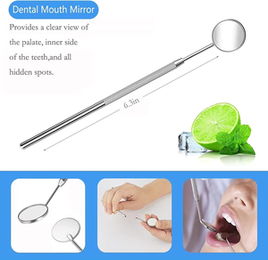 dental surgical instruments Dental <b>Tools</b> 3Pcs <b>Plaque</b> <b>Remover</b> Teeth Cleaning <b>Tools</b> Set German Stainless Steel Hygiene Kit - Product Image 2