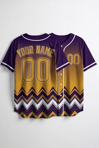 Custom Olive Khaki Baseball Jersey Button <b>Up</b> Sublimated Team Uniform Breathable Moisture Wicking Sports Shirt OEM ODM - Product Image 3
