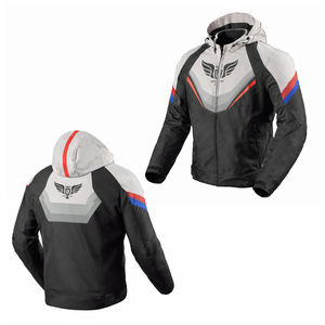 Chaqueta con Capucha para Motociclistas de Alta Calidad, Chaqueta Cortavientos para Motociclistas, Chaqueta Protectora Textil para Motociclismo, Chaqueta de Carreras - Product Image 2