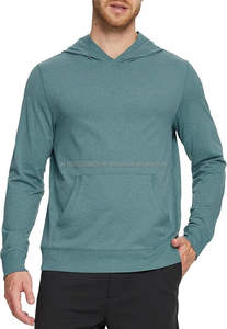 Sweat à capuche d'hiver de qualité supérieure, personnalisé avec logo, en polyester/coton, doublé en polaire, teint en pièce, séchage rapide - 340 GSM, service OEM 2026 - Product Image 3