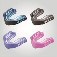 Protège-dents de boxe en silicone avec couleur et logo personnalisés, protection dentaire pour entraînement, protection sportive de qualité supérieure