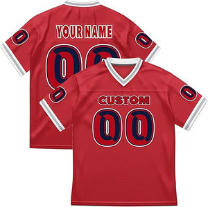 Maillot de football en mesh respirant avec motifs sublimés, idéal pour le basketball, le football et la production d'uniformes d'équipe personnalisés - Product Image 2