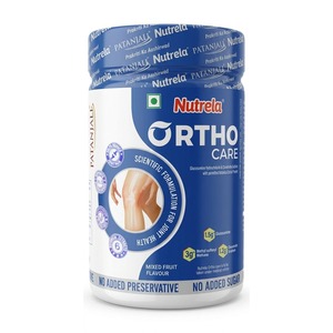 Poudre pour la santé des articulations Patanjali, extrait d'herbes, complément alimentaire, saveur de fruits mélangés, emballage en bouteille - Product Image 1