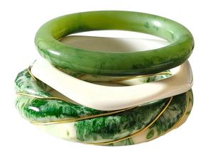 Bracelet jonc élégant en résine ronde avec finition lisse pour un usage quotidien et les collections de cadeaux tendance - Product Image 4