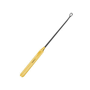 Cureta Coakley Antrum de Alta Calidad, 18 cm, Punta de 5 mm x 7 mm, Negra/Dorada, Instrumentos Quirúrgicos de Acero Alemán para Cirugía Plástica y ORL - Product Image 1
