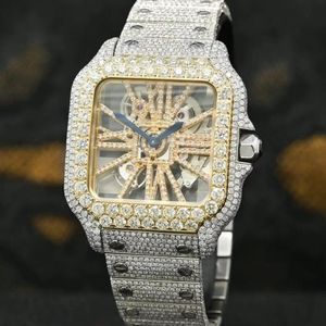 Most Selling Custom Logo Moissanite Diamond <b>Watch</b> for Business Gift Luxury Wristwatch with Finishing Available For Sale - Product Image 2