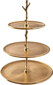 Metal cake stand for cake and cupcake arrangement long metal cake stand for <b>buffet</b> <b>table</b> decoration - Product Image 2