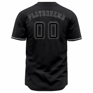 Diseño Gratuito, Camiseta de Béisbol Personalizada de Moda, Manga Corta, Transpirable, Estampada con Impresión por Sublimación - Product Image 3