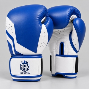Guantes de boxeo elegantes fabricados con cuero sintético duradero, forro suave y acolchado protector para entrenamiento y sparring. - Product Image 1