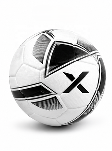 Ballon de football en mousse personnalisé X |   Blanc Noir Or |   Logo X |   Fabricant OEM ODM |   Design haut de gamme |   Qualité supérieure - Product Image 2
