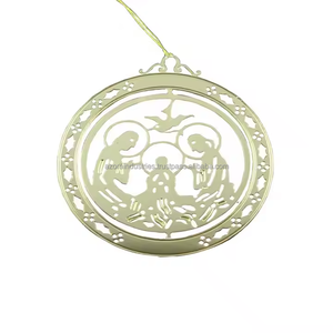 เครื่องประดับทองเหลืองหล่อสไตล์วินเทจสำหรับตกแต่งวันหยุด - Product Image 2