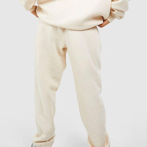 Nouvel ensemble de survêtement élégant personnalisé avec logo, comprenant un sweat à capuche court à épaules tombantes et un pantalon de jogging, 2 pièces, pour femmes - Product Image 4