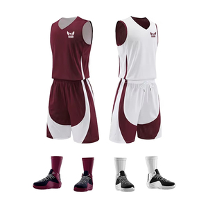 Uniforme de Baloncesto Reversible de la Mejor Calidad al por Mayor, Uniforme de Baloncesto Reversible de Marca Privada - Product Image 1