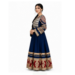 Nuevo Vestido Afgano Kuchi para Mujer, Salwar Kameez Tradicional Hecho a Mano, Ropa de Boda, Corte Holgado, Vestido Étnico Afgano Kuchi - Product Image 3