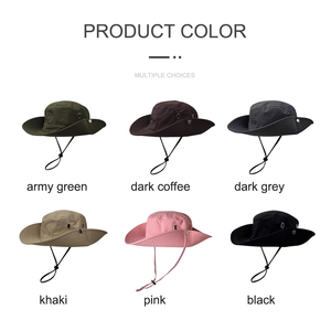 Gorra Deportiva Impermeable con Logotipo Bordado Personalizado, Unisex, de Terciopelo Sólido, Casual, con Protección Solar, de Secado Rápido, Estilo Pescador - Product Image 1