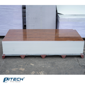 Pitech Vietnam Tablero de espuma de PVC de alta densidad con textura de grano de madera Durable para la fabricación de muebles de primera calidad - Product Image 2