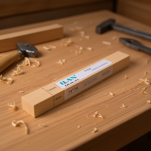 Listello in Legno Quadrato Ilan 14x14x860mm per Progetti di Falegnameria - Product Image 2