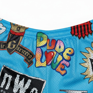 Shorts décontractés pour hommes à imprimé graphique par sublimation 2026 en polyester écologique léger, imprimé intégral, grandes tailles - Product Image 2