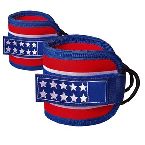 Sangles de cheville en cuir multicolores pour machine à câbles, pour entraînement de gym, fitness des jambes, exercices des fessiers, musculation, unisexe - Product Image 5