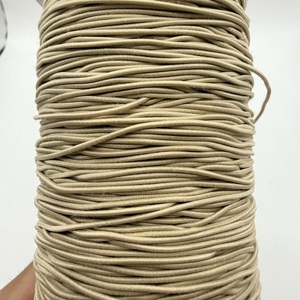 No.31 <b>Light</b> khaki 1.2mm 288 yards Braided Cord Elastic 100% Nylon High Tenacity Eco-Friendly Bungee <b>Rope</b> for Home Textile - Product Image 5