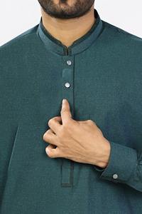 Ensemble Kurta Homme Coupe Épurée 2026 – Shalwar Kameez Traditionnel en Tissu Premium – Vêtements Ethniques pour Homme – Vente Directe Usine - Product Image 6