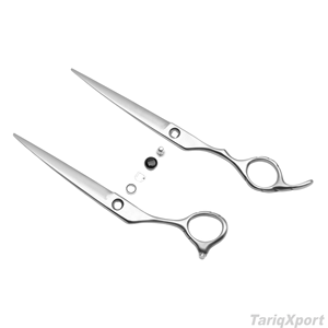 กรรไกรตัดผมมืออาชีพขนาด 6.5 นิ้ว ใบมีดเหล็กกล้าไร้สนิมญี่ปุ่น 440C สำหรับการตัดแบบตรง - Product Image 5